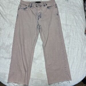 Lucky Brand Jeans 10/30 Pink Acid Dye Baggy Skate Streetwear Grunge Y2K Coquette